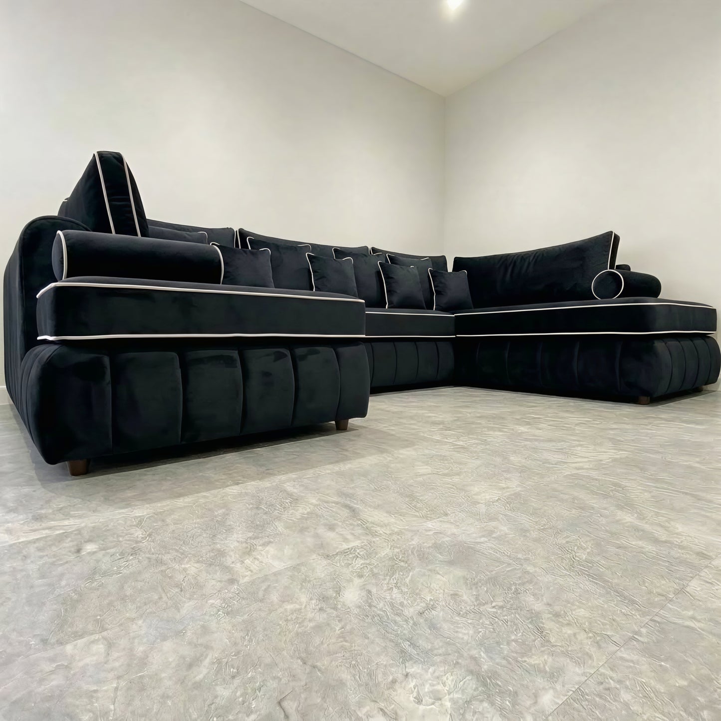 Luxury Lilly U Shape Sofa UK | Premium Fabric Corner Sofa Collection
