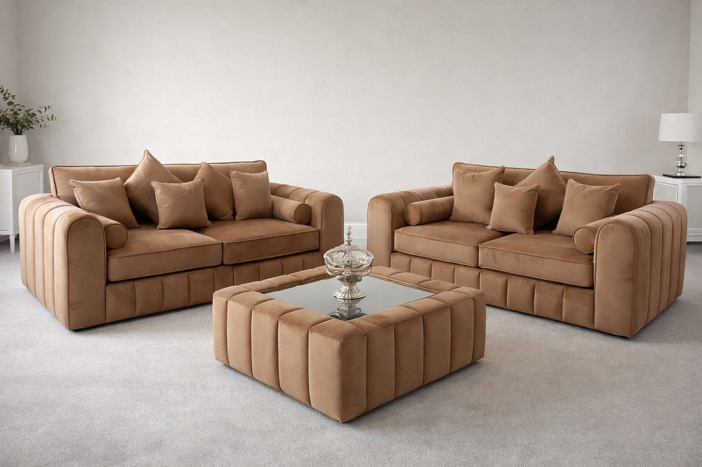 Lilly 3+2 Seater Sofa Set with Coffee Table