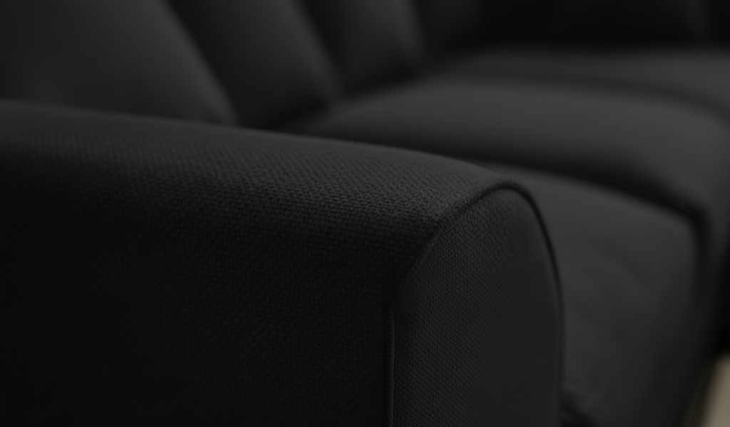 Dylon 5 Seater Corner Sofa – Black