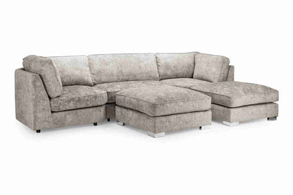 Bishop Truffle Fullback U-Shape Corner Sofa