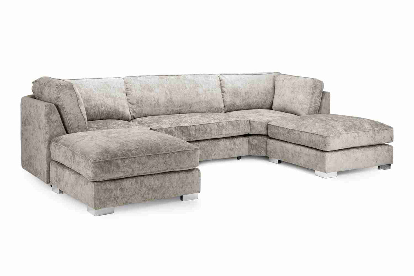 Bishop Truffle Fullback U-Shape Corner Sofa
