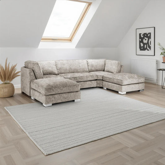 Bishop Fullback Sofa Truffle U Shape Corner