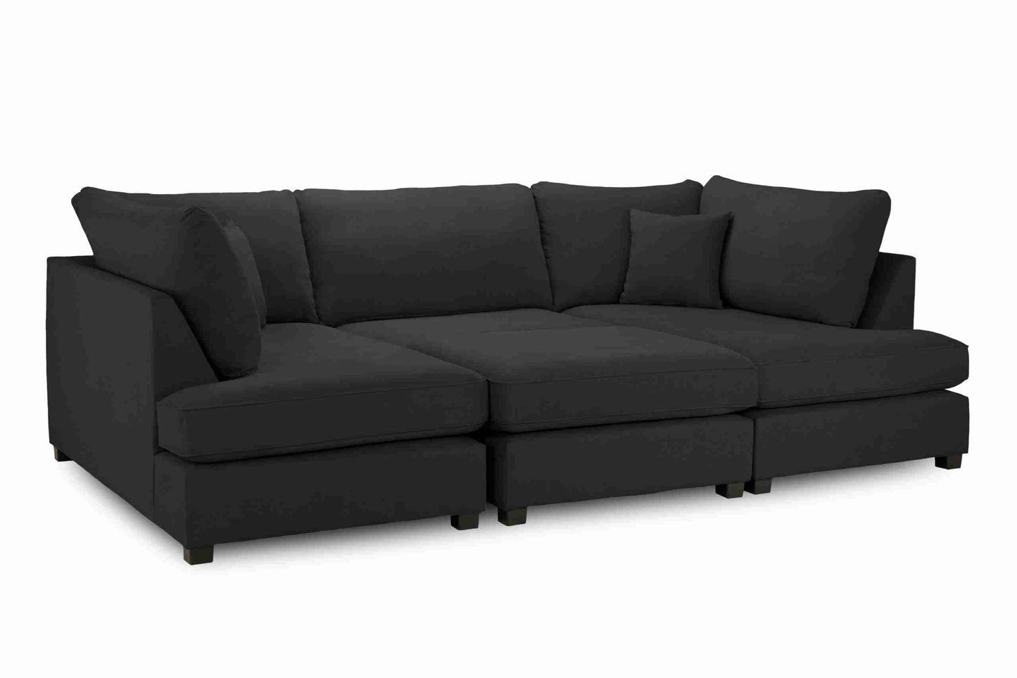 Carnaby Cinema U-Shape Sofa Black