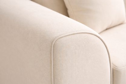 Dylon 3+2 Sofa Set in Cream with Footstool