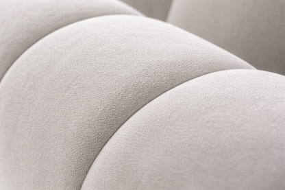 Lilly 3 +2 seater sofa with coffee table in Silver