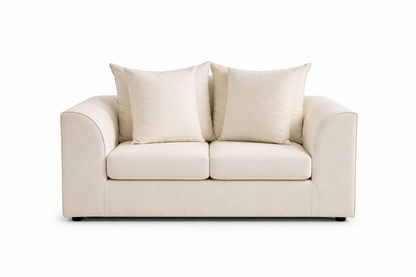 Dylon 3+2 Sofa Set in Cream with Footstool