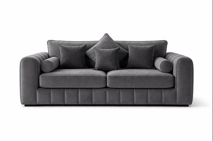 Lilly Dark Grey 3+2 Seater Sofa Set with Coffee Table