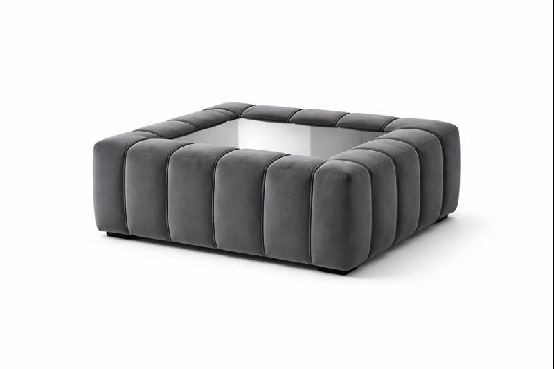 Lilly Dark Grey 3+2 Seater Sofa Set with Coffee Table
