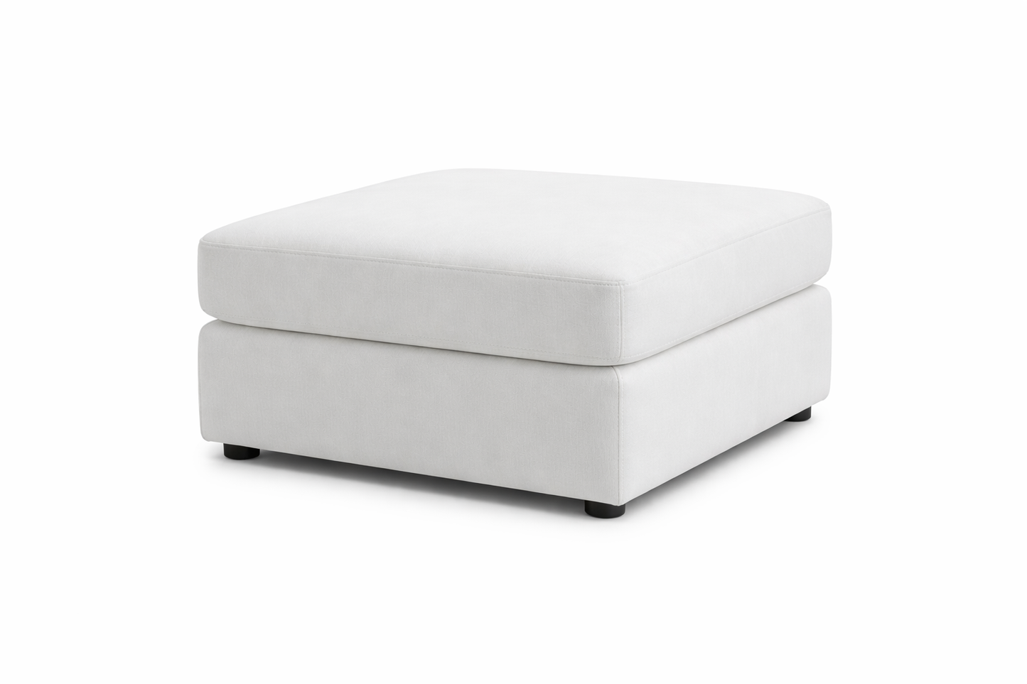 Dylon 3+2 Sofa Set in Off-White with Footstool