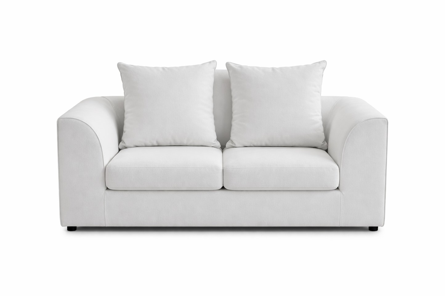 Dylon 3+2 Sofa Set in Off-White with Footstool