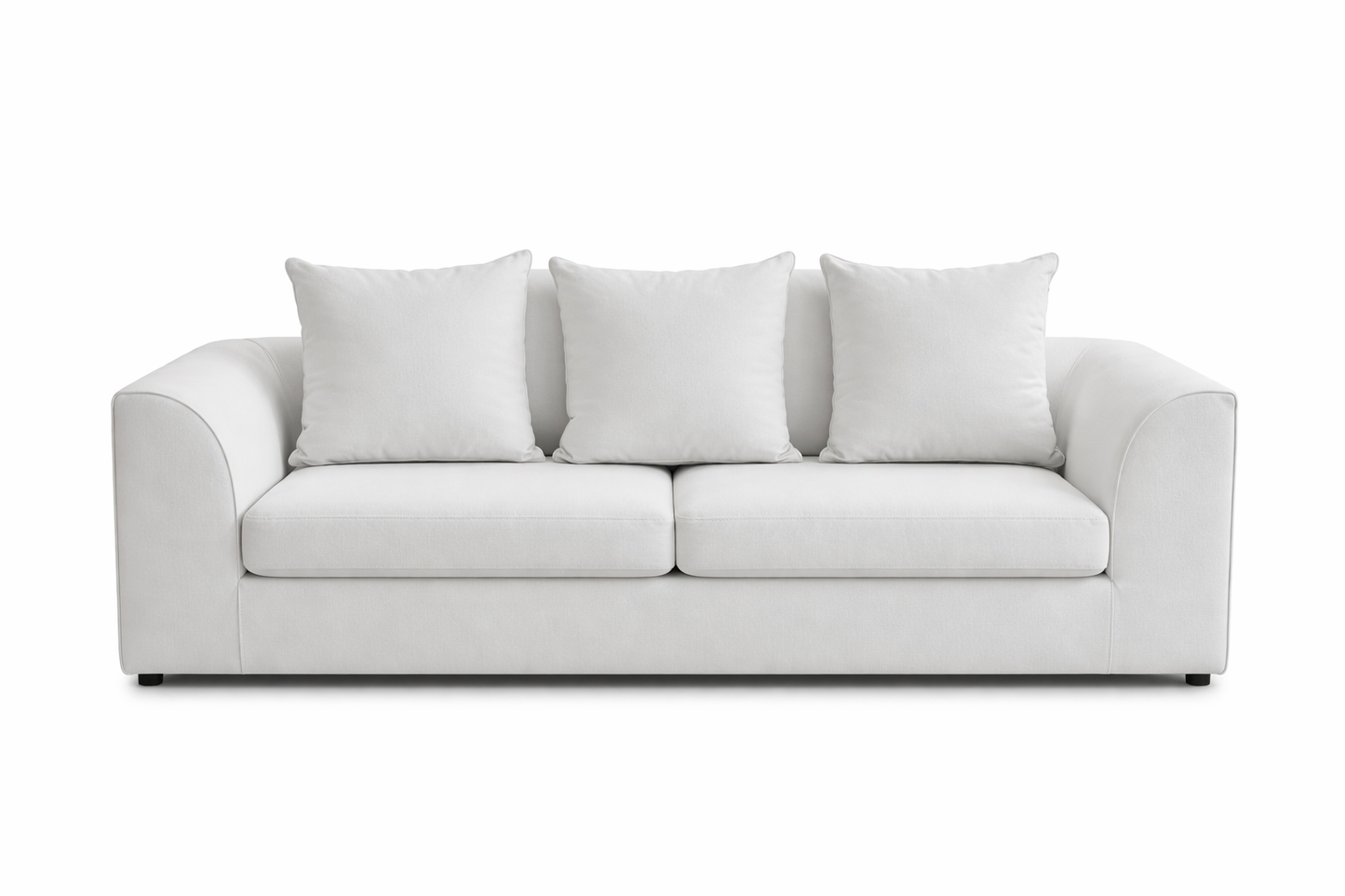 Dylon 3+2 Sofa Set in Off-White with Footstool