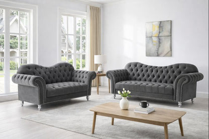 Elegance Chesterfield Italian 3+2 Sofa Set – Handcrafted Luxury