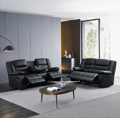 Luxury Corner Recliner Sofa UK | 5 Seater & 3+2 Sofa Set | Grey, Brown & Black