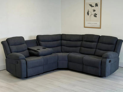 Luxury Grey Fabric Recliner Sofa UK | Corner & 3+2 Sofa Set