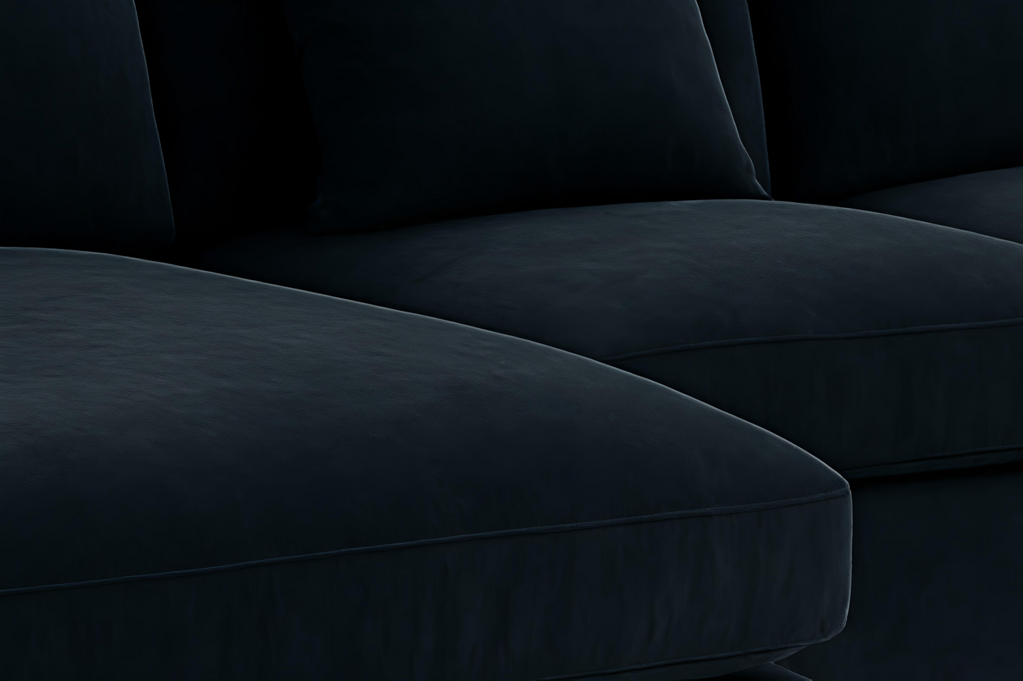 Luxury U Shape Velvet Sofa UK – Bishop Large Corner Sofa