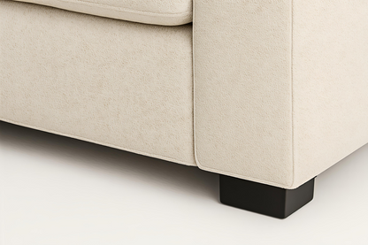 Carnaby Beige U Shape Sofa UK – Luxury Large Cinema Corner Sofa for Modern Living Rooms
