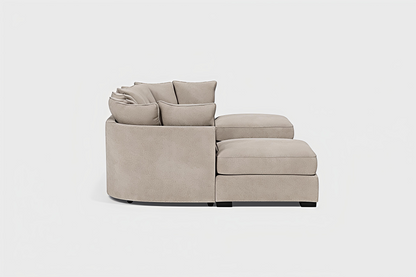 Luxury Sand U Shape Sofa UK – Bishop Large Corner Sofa for Modern Living Rooms