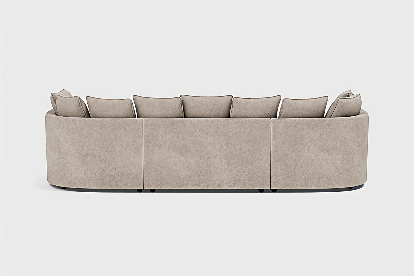 Luxury Sand U Shape Sofa UK – Bishop Large Corner Sofa for Modern Living Rooms
