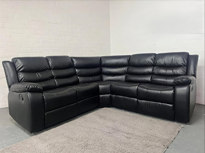 Luxury Recliner Corner Sofa UK | 5 Seater & 3+2 Sofa Set | Black, Brown & Grey