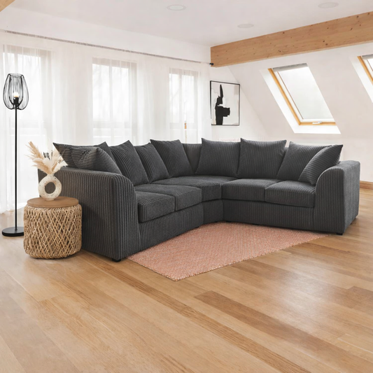Jumbo Cord Corner Sofa - Ultimate Comfort & Style
