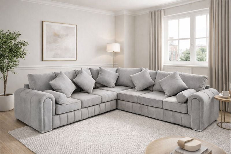 Lilly Corner Sofa 7 Seater – Modern L-Shaped Sofa