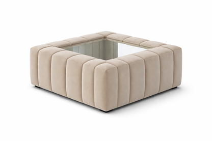 Lilly 3 + 2 Seater Sofa Set with Coffee Table – Beige