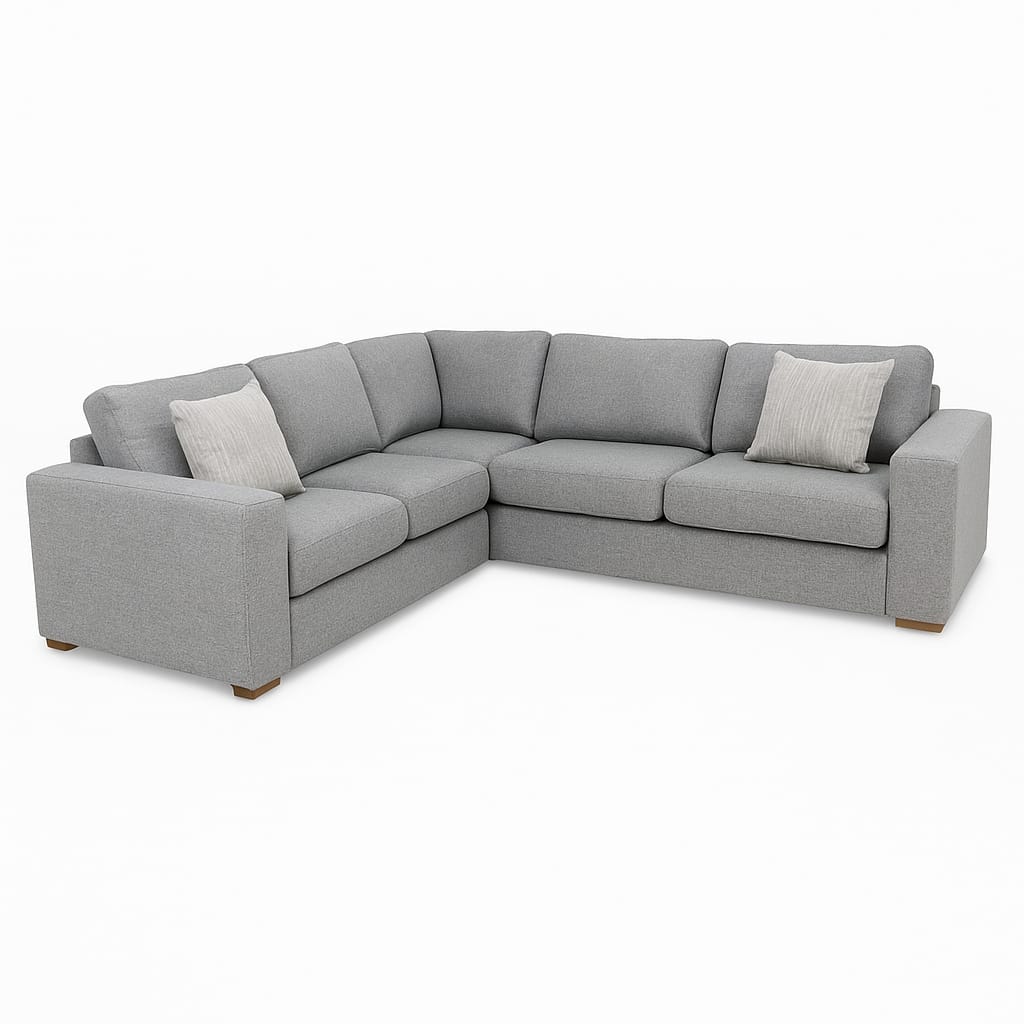 Dylon 7-Seater Corner Sofa – Gray | 3/4 Seats