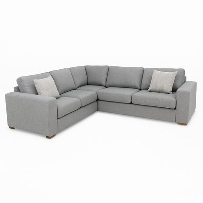 Dylon 7-Seater Corner Sofa – Gray | 3/4 Seats