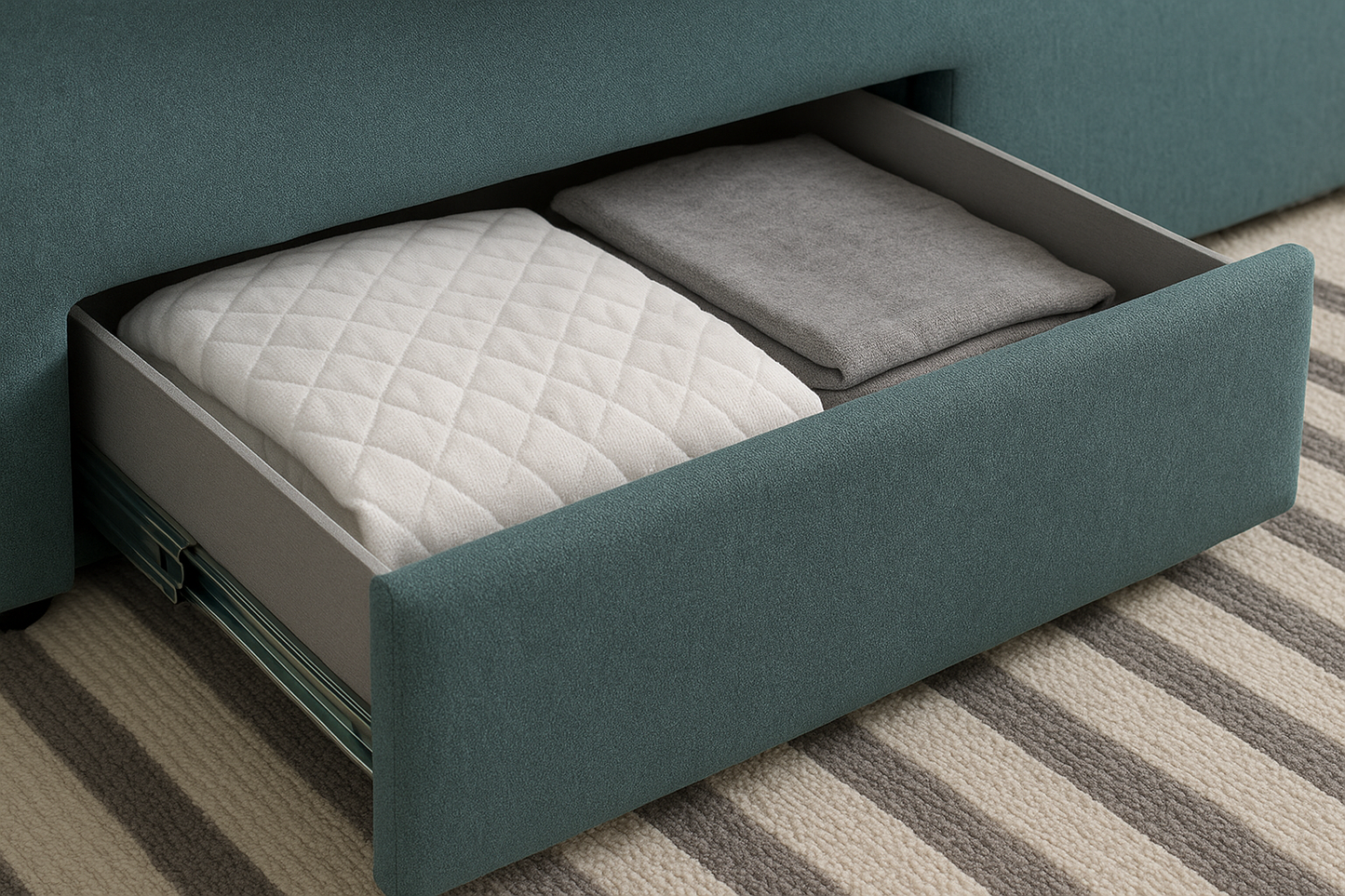 Sealy Divan Bed with Storage & Premium Mattress – Single, Double, King & Super King Sizes
