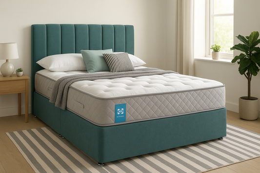 Sealy Divan Bed with Storage & Premium Mattress – Single, Double, King & Super King Sizes