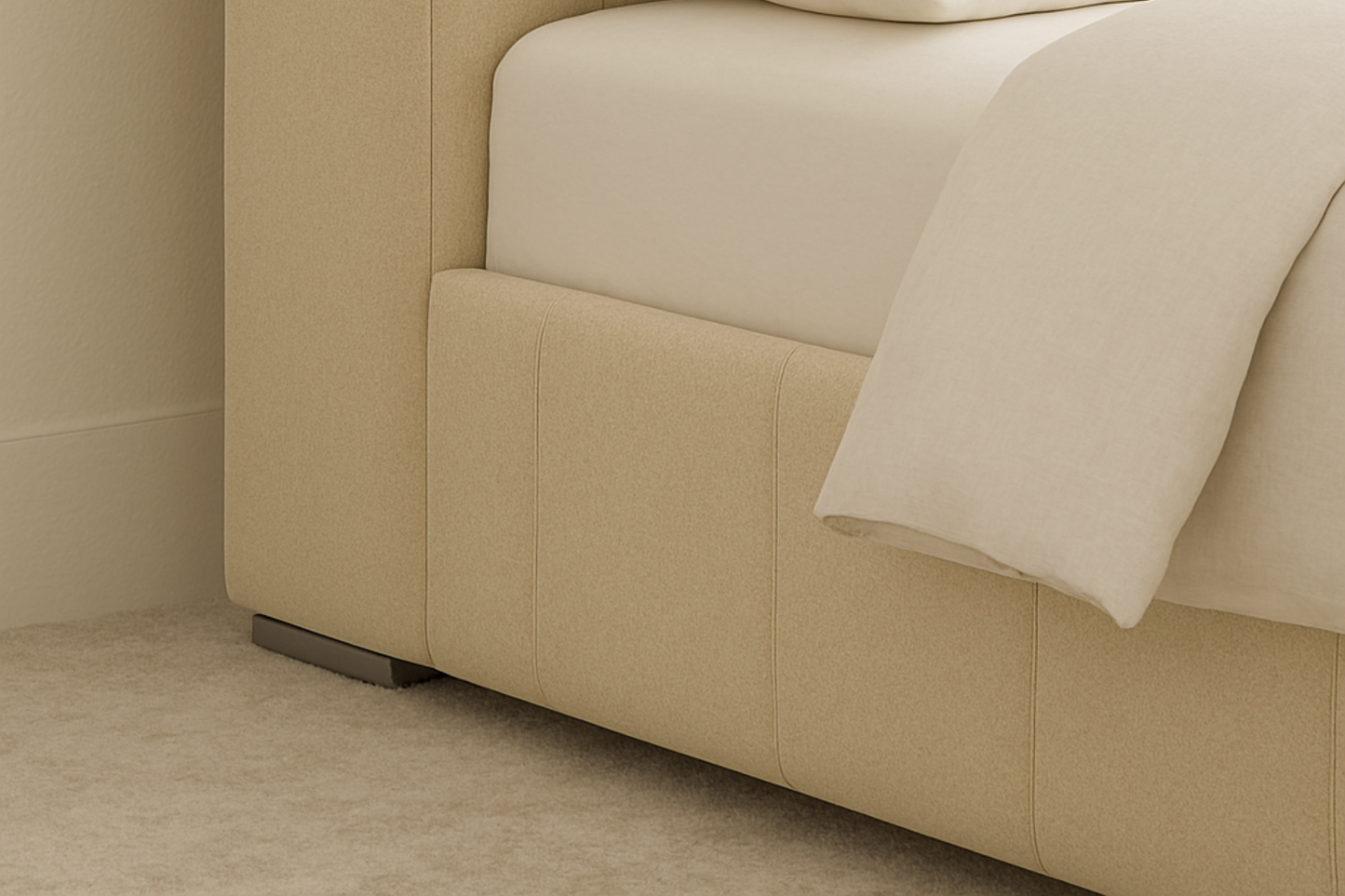 Dreamland Bedz Upholstered Bed with Tall Padded Headboard