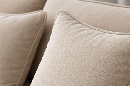 Lilly 3 + 2 Seater Sofa Set with Coffee Table – Beige