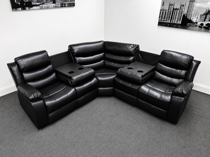 Luxury Corner Recliner Sofa UK | 5 Seater & 3+2 Sofa Set | Grey, Brown & Black