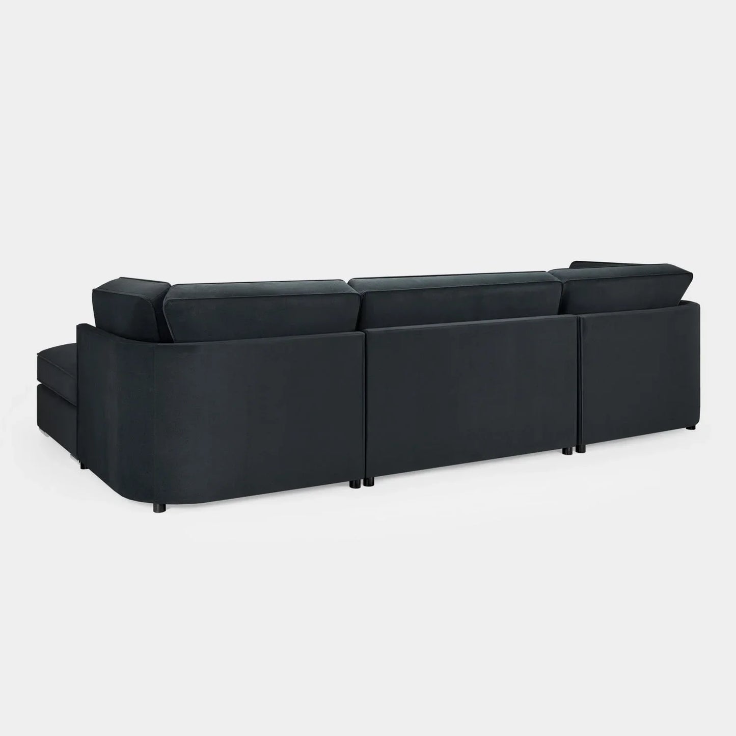 Belgravia Sofa Black U Shape Corner