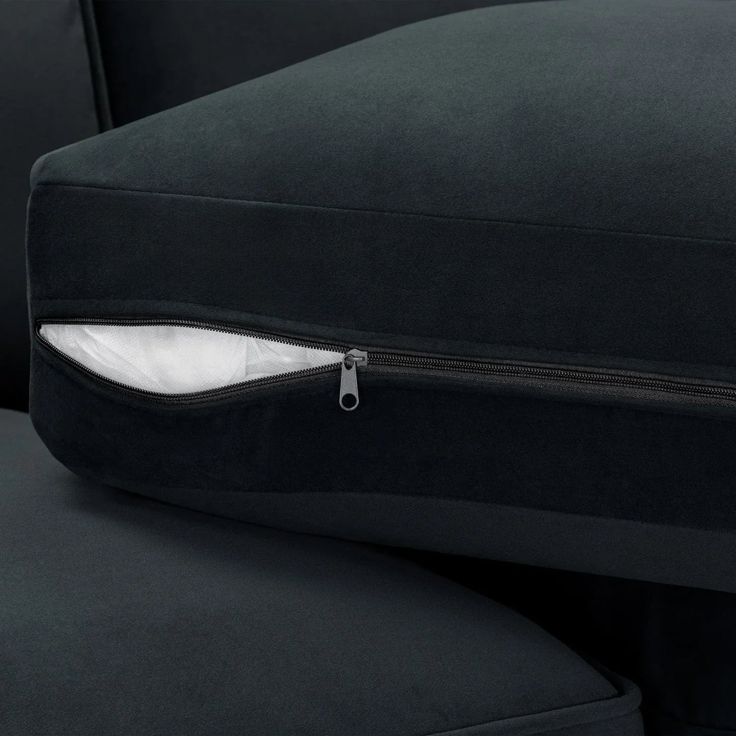 Belgravia Sofa Black U Shape Corner