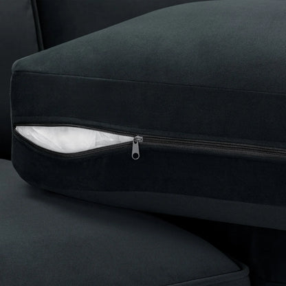 Belgravia Sofa Black U Shape Corner