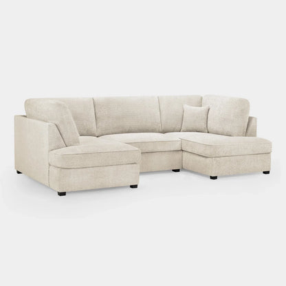 Carnaby Sofa Beige Boucle U Shape Corner