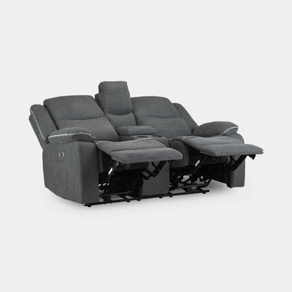 Harald Electric Recliner Sofa Grey 2 Seater