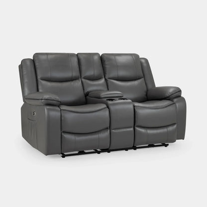 Harald Electric Recliner Sofa Grey 2 Seater