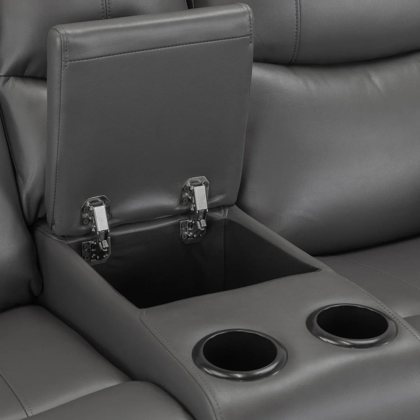 Harald Electric Recliner Sofa Grey 2 Seater