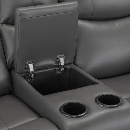 Harald Electric Recliner Sofa Grey 2 Seater