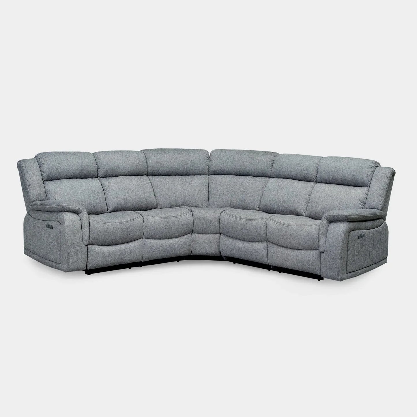 Linden Recliner Sofa Grey Large Corner