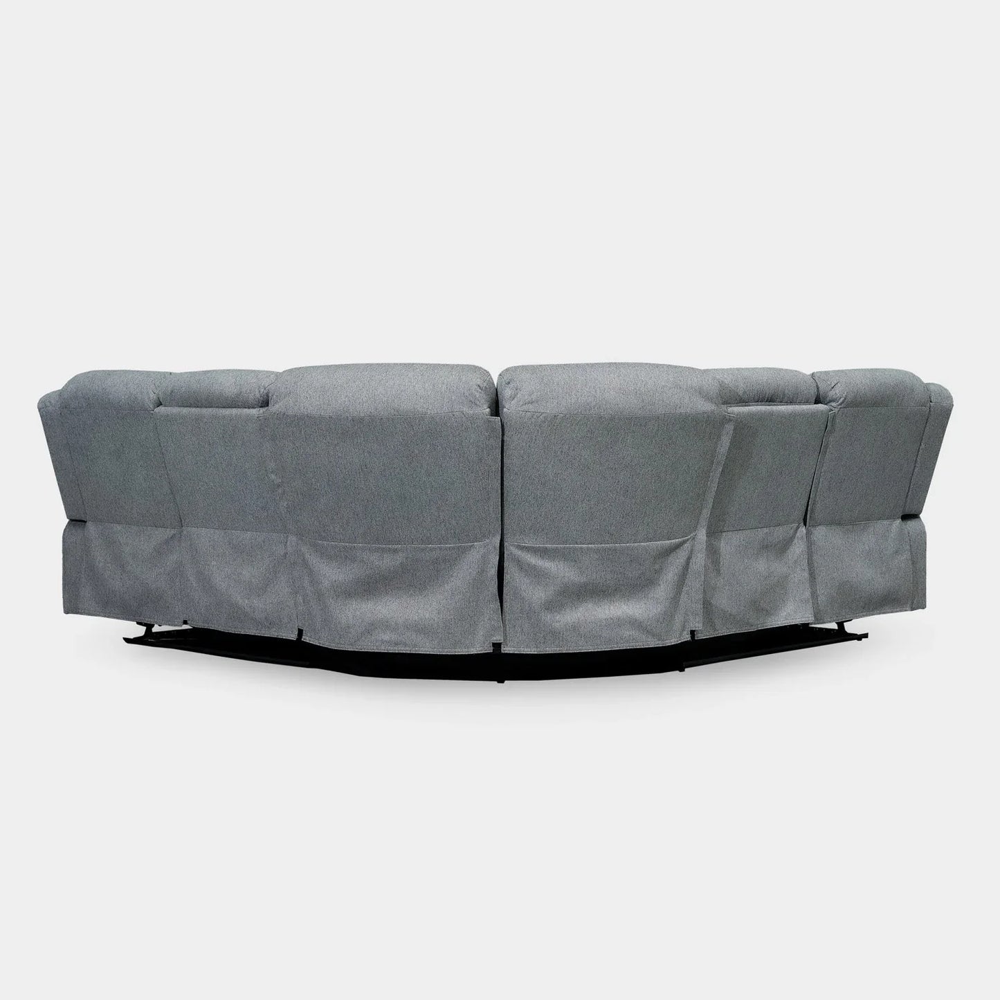 Linden Recliner Sofa Grey Large Corner