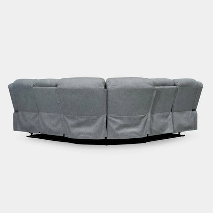 Linden Recliner Sofa Grey Large Corner
