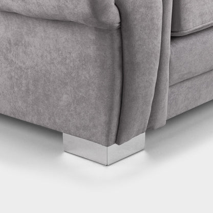 Verona Fullback Sofa Grey Large Corner