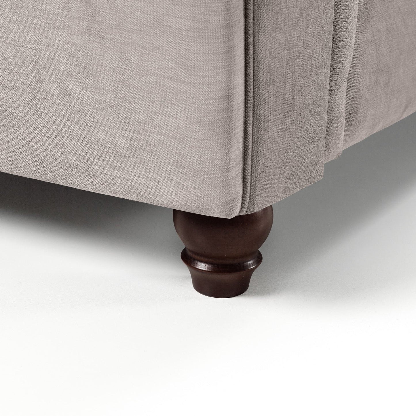 Verona Cream Corner Sofa - Luxury Chesterfield Fabric Corner Sofa UK