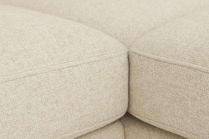 Kingston L-Shape Sectional Sofa – Cream Beige | Modern Minimalist Design